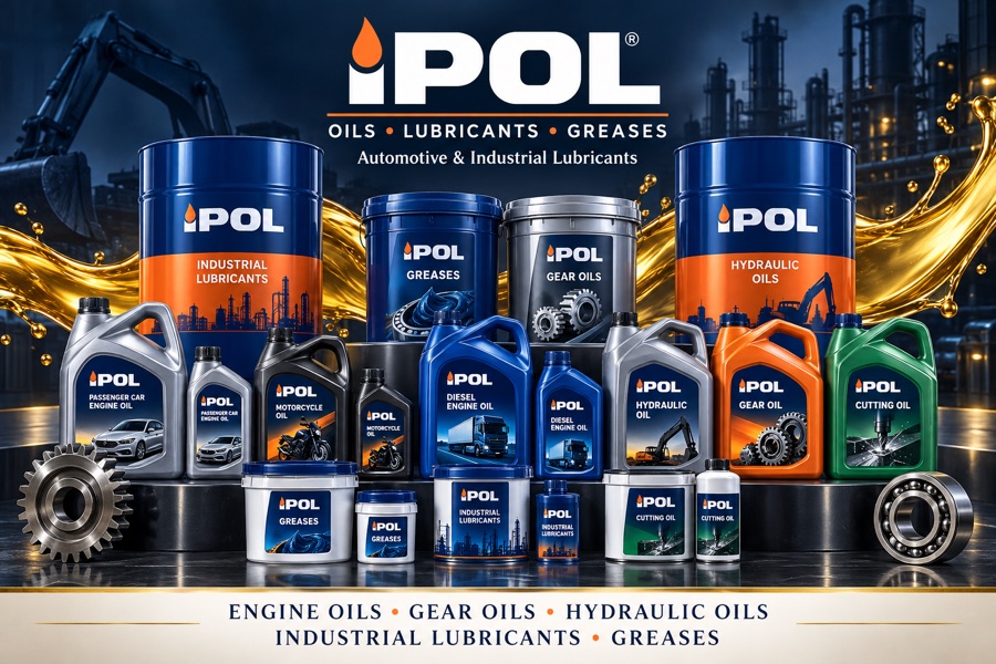 IPOL engine oils, gear oils, hydraulic oils and greases for automotive and industrial use