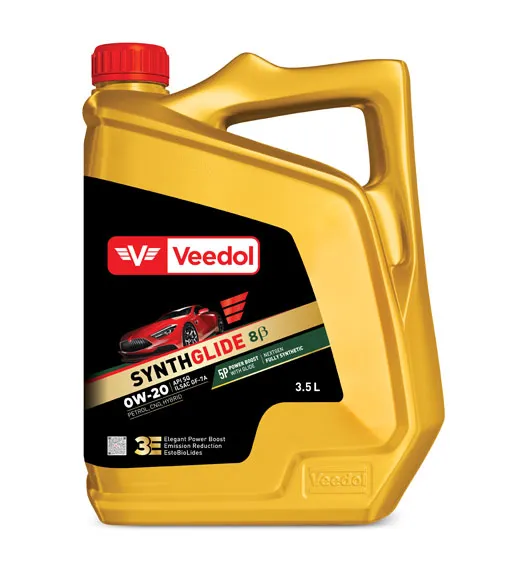 Veedol SYNTHGLIDE 8β 0W-20 SQ/ILSAC GF-7A — petrol engine oil