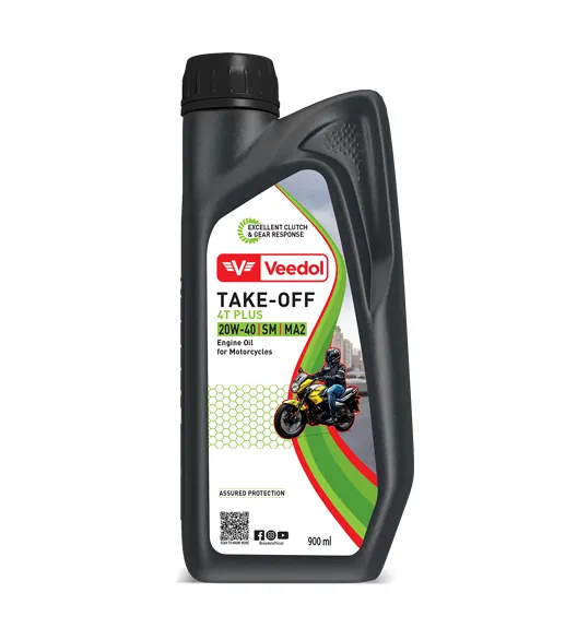 Veedol TAKE-OFF 4T PLUS 20W-40 SM/MA2 — 4t motorcycle engine oil