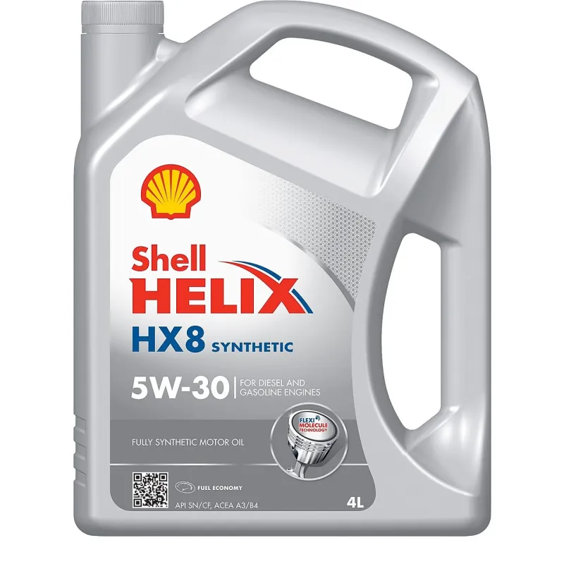Shell Helix HX8 Synthetic 5W-30 — petrol engine oil (fully synthetic)