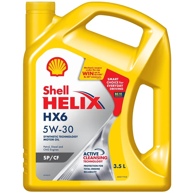 Shell Helix HX6 5W-30 — petrol engine oil (semi-synthetic)