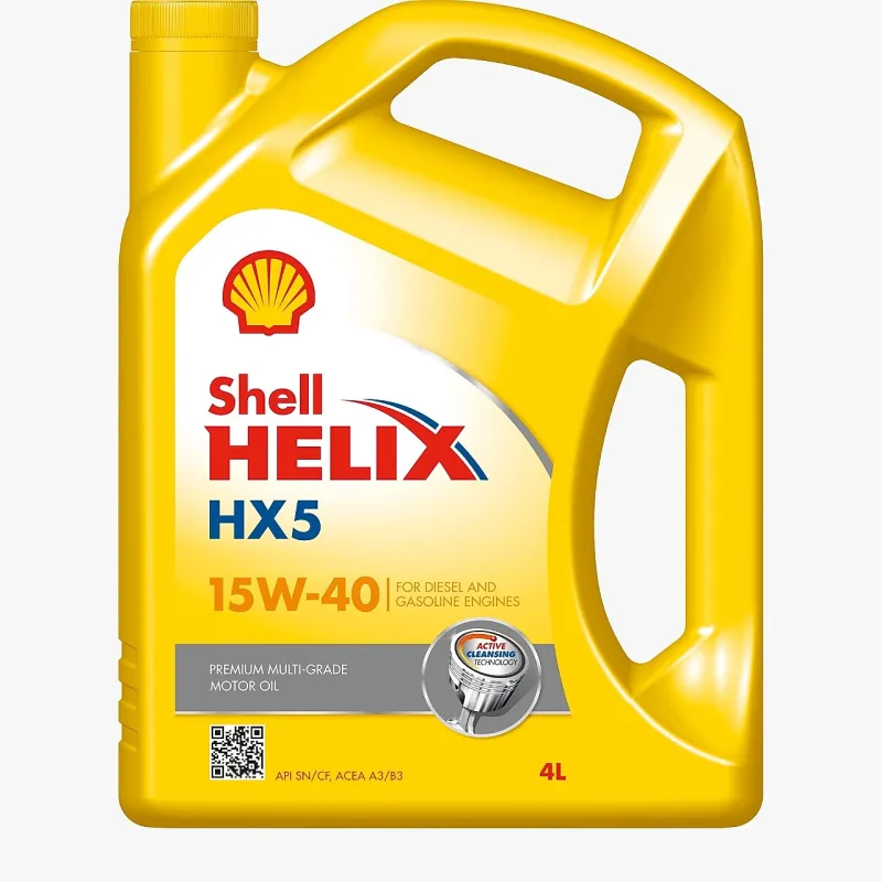 Shell Helix HX5 SN/CF A3/B3 15W-40 — petrol/diesel engine oil (mineral)