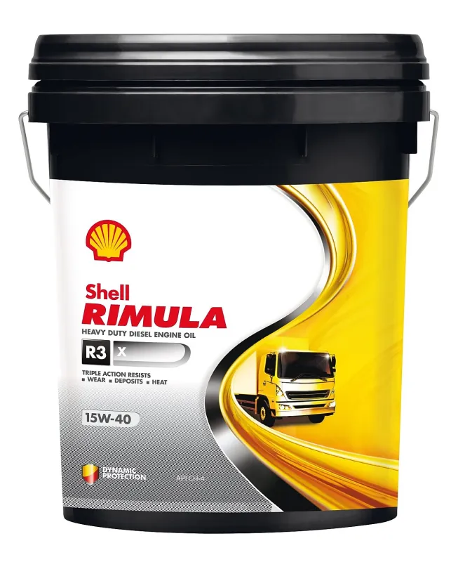 Shell Rimula R3 X 15W-40 — diesel engine oil (mineral, high performance)