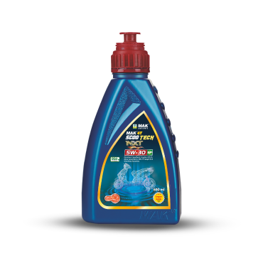 MAK Petrol engine oil for gearless scooters (semi-synthetic)