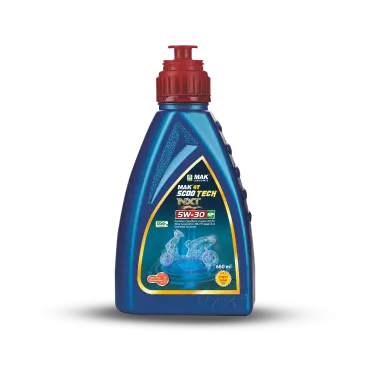 MAK 4T Scootech NXT 10W-30 — petrol engine oil for gearless scooters (semi-synthetic)