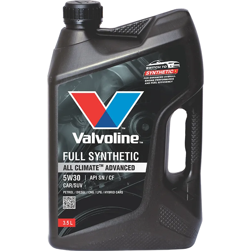 Valvoline All Climate Advanced 5W-30 — petrol/diesel car engine oil (fully synthetic)