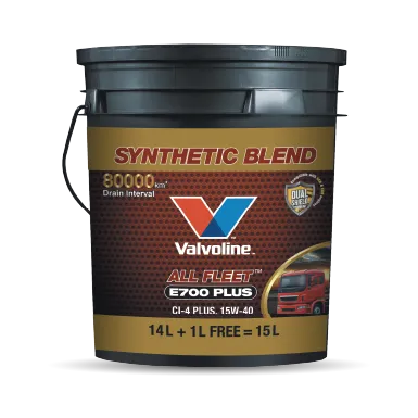 Valvoline All Fleet E700 Plus SAE 15W-40, API CI-4 Plus, ACEA E7 — diesel engine oil (heavy-duty/fleet)